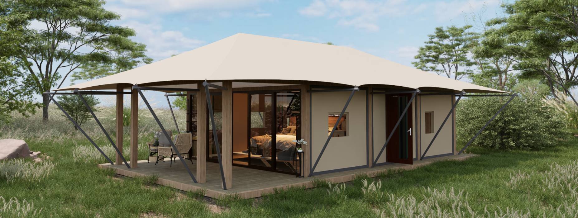 中站区户外酒店帐篷厂家